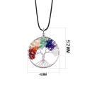 7 Chakra Stone Tree of Life Porte-clés